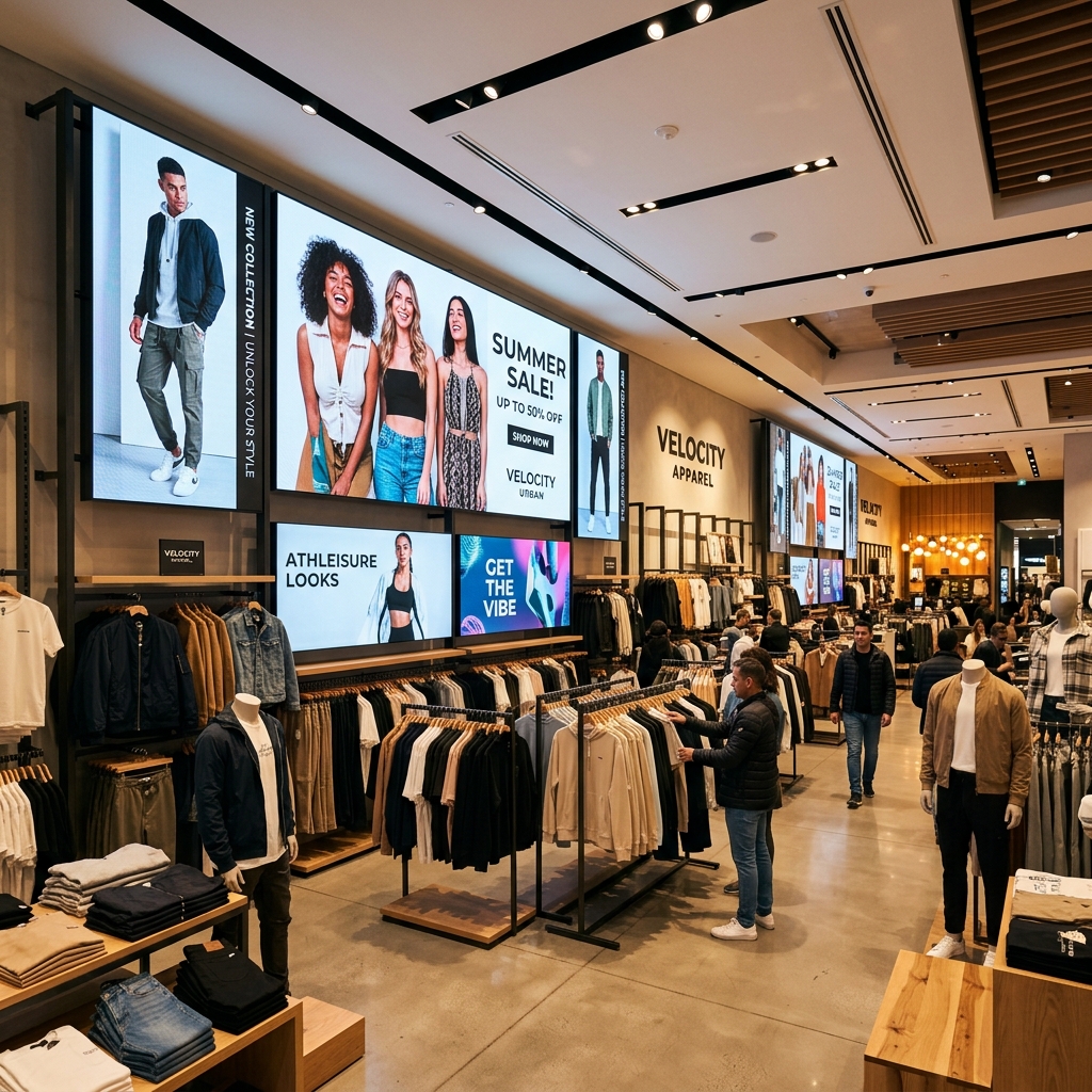 Digital Signage in a Retail Environment