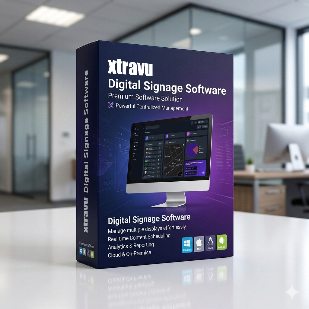 xtravu Digital Signage Software Box